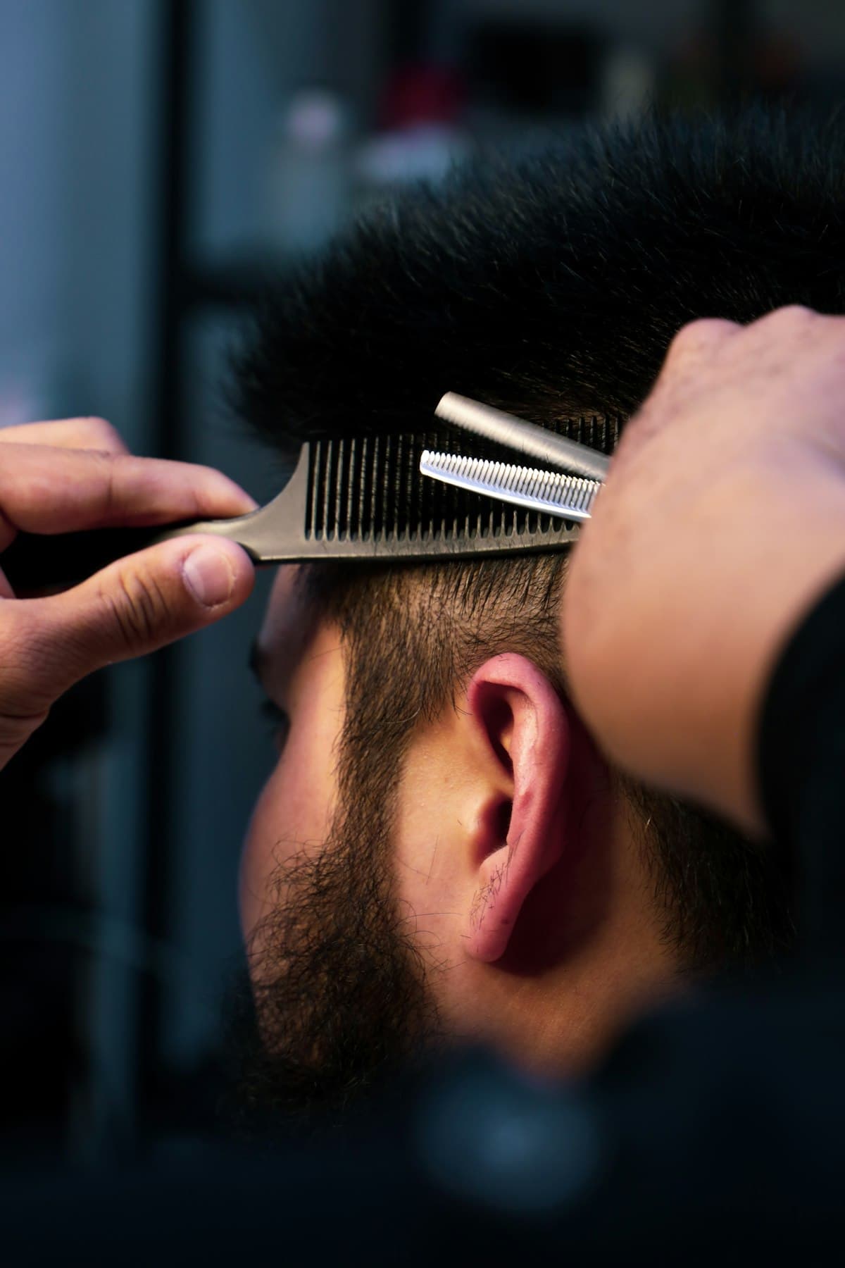 Clipper work on a fade