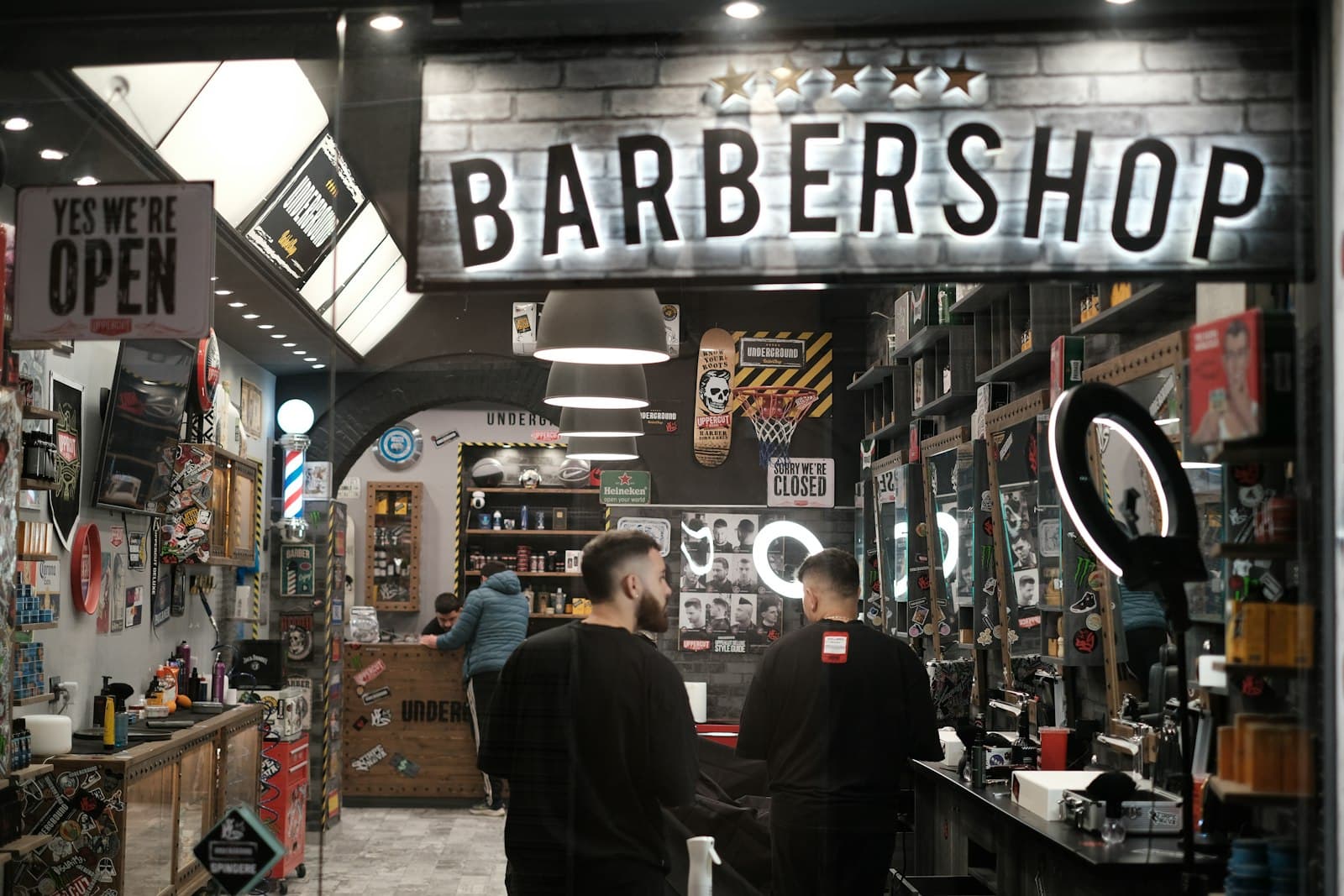 The front of the shop
